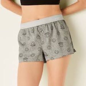 Smiley Face Boxy Pajama shorts